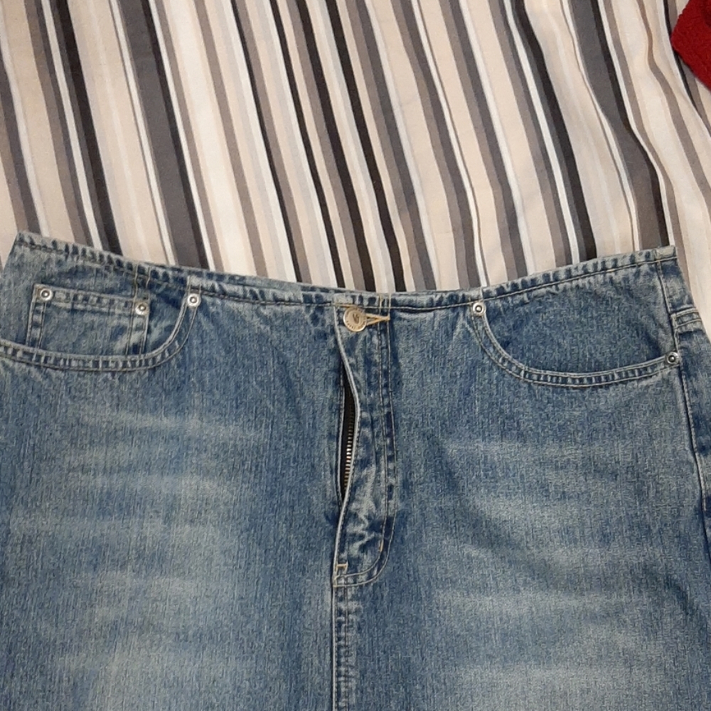 Lane Bryant Denim Skirt